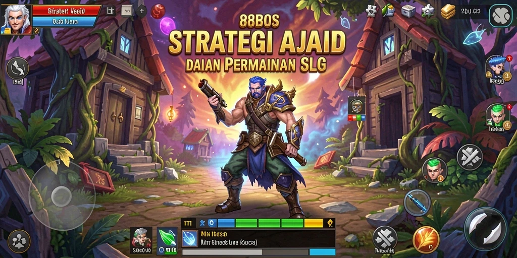 Tangkapan layar utama 88BOS menampilkan aksi pertempuran strategi yang mendebarkan.