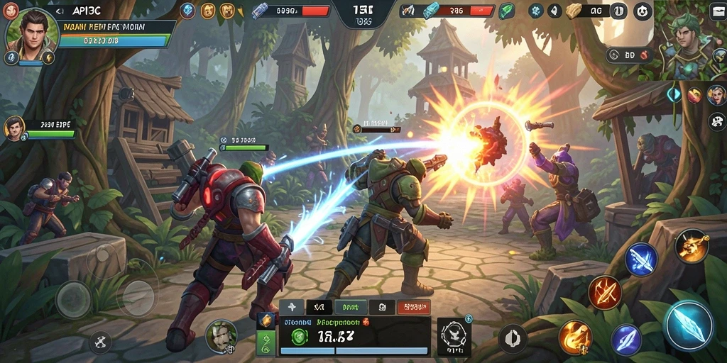 Tampilan gameplay strategis yang mendalam dan menarik di API36.