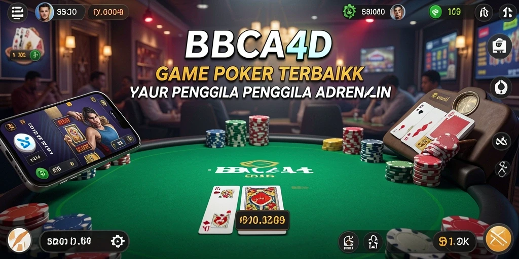 Gameplay seru dan mendebarkan di BBCA4D dengan poker yang kompetitif.