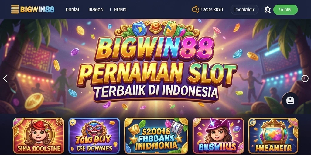 Screenshot gameplay <strong>BIGWIN88</strong> menampilkan mesin Slot dengan efek visual menawan.