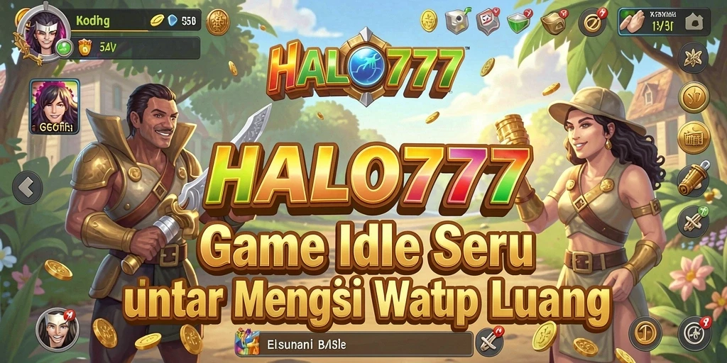 Tampilan gameplay HALO777 yang menarik dan penuh warna.