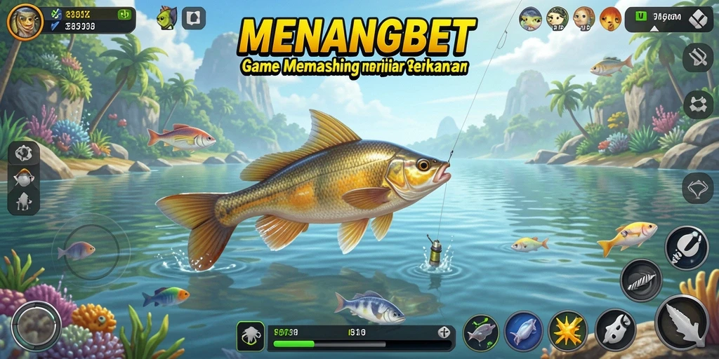 Menampilkan pengalaman menangkap ikan dalam game MENANGBET yang mengasyikkan.