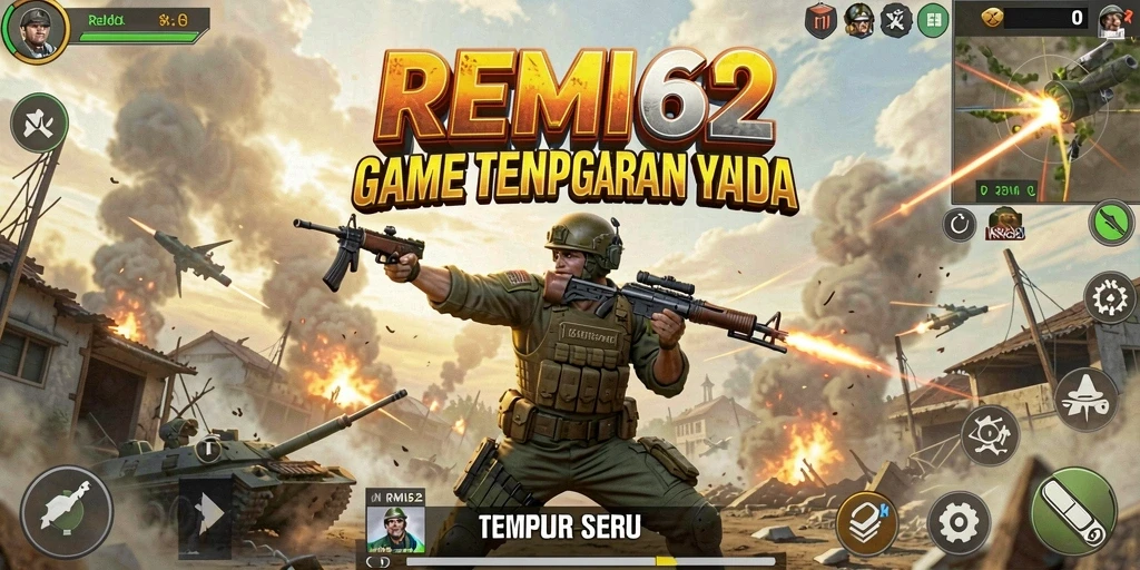 Tampilan gameplay REMI62 yang seru dan mendebarkan.