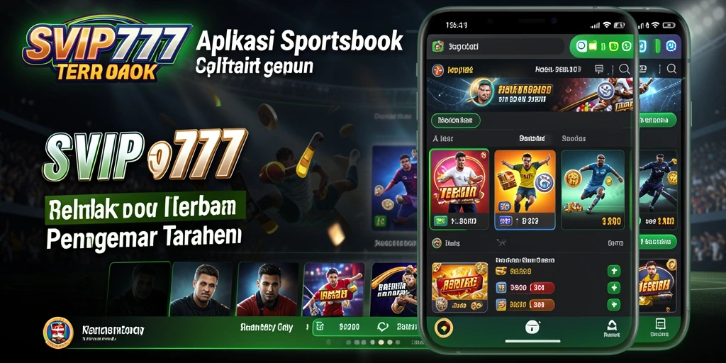 Screenshot utama SVIP777 menampilkan antarmuka taruhan olahraga yang menarik.