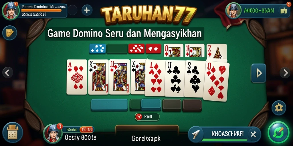Tampilan gameplay menarik dalam TARUHAN77 yang penuh warna.